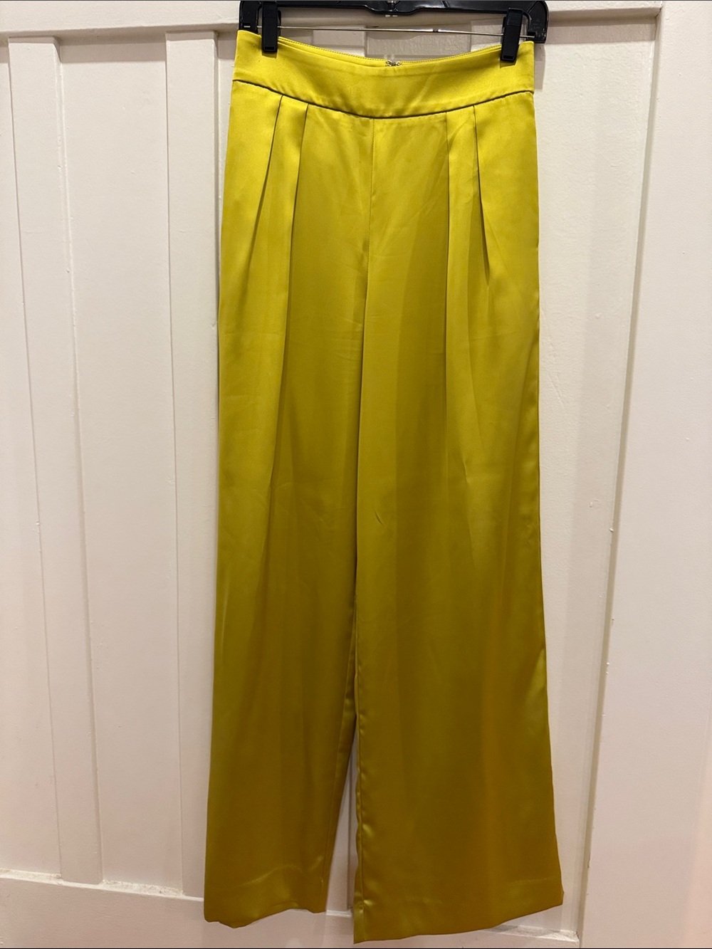Banana Republic wide leg satin pants